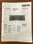 Sanyo W171 Boombox / Radio Cassette Service Manual *original*. Fixed Price $19.98.
