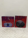 Proscan Portable Cd Am/fm Radio Boombox -lot Of 2. Fixed Price $58.41.