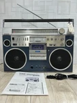 Hitachi TRK-8600RM Perdisco Rare Blue Radio Boombox New Belts 1981 Fullyfunction. Fixed Price $1311.04.