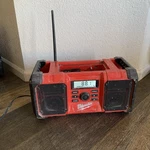 Milwaukee 2890-20 M18 Jobsite Radio Corded Am/fm/aux Rugged Works Missing Cover. Fixed Price $64.99.