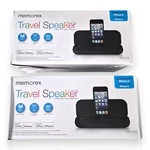 Brand New Memorex MA3122BK Ultra Portable Travel Speaker W/lightning Connection. Fixed Price $29.42.