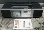 Vintage General Electric Model 4CM3326X Am Fm Stereo 5 Tv Micro Cassette. Fixed Price $425.00.