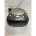 Emerson Ckd 2221 Stereo Cd Clock Radio Am/fm Digital Alarm Silver Charcoal Gray. Fixed Price $30.00.