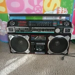 Vintage Helix Hx -4636A Stereo Boom Box. Fixed Price $385.00.