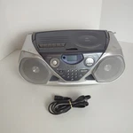 Philips AZ1505 Soundmachine Radio Casette Boom Box Antenna & Cd Broke Cover Miss. Fixed Price $8.99.