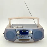 Vintage Sony CFD-V177 Mega Bass Boom Box Transparent Rare 90S & Power Cord Works. Fixed Price $145.00.