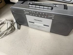 Crosley Model CT101A-GY Cassette Am/fm Radio Bluetooth. Fixed Price $34.99.