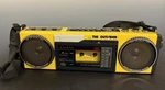 Sanyo MGT7A The Outsider Stereo Radio Cassette Recorder, Yellow, Works Read!. Fixed Price $149.99.