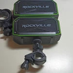 Rockville Portable Bluetooth Speaker Black Green Mountable Aux Usb Inputs. Fixed Price $32.00.
