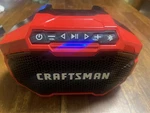 Craftsman Cordless Bluetooth Speaker Cmcr 001 With Batteries. Works Perfectly. Fixed Price $60.00.