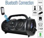 Boytone BT-18BK Portable Bluetooth Boombox Speaker, Indoor/outdoor Hi-fi Black. Fixed Price $59.00.
