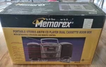 Memorex MP4318 Am/fm Boombox Dual Cassette Cd Remote Detachable Speakers Sealed. Fixed Price $99.88.