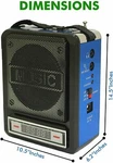 New Technical Pro Rechargeable Bluetooth Speaker /wired Headset Mic & Led Light. Fixed Price $35.99.