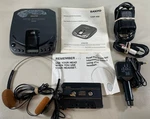 Parts Repair Sanyo CDP-450 Portable Player Bundle W/ Manual Headphones Cords. Fixed Price $24.95.