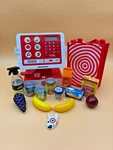 Play Food Lot Pretend Target Cash Register Name Brand Items Money. Fixed Price $29.99.
