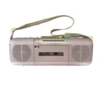 Sharp QT-50 Lavender Boombox Am Fm Radio Cassette Player Retro Stranger Things. Fixed Price $199.87.