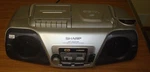 Sharp QT-CD114 Portable Stereo System. Boombox W Cd, Cassette & Am/fm Radio. Fixed Price $34.99.