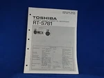 Toshiba RT-S781 Radio Cassette Recorder Service Manual. Fixed Price $19.98.