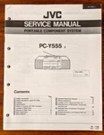 Jvc PC-Y555 Stereo Service Manual *original*. Fixed Price $19.97.