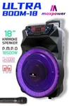 MPD81L Maxpower Ultraboom 18'' Speakermic Usb Sd Bluetooth Dj 1850 Watts. Fixed Price $349.99.