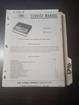 Sharp Model RD-404 Service Manual Original Repair Book Portable Tape Recorder. Fixed Price $49.99.