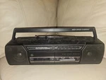 Vintage 3-5635A Dual Cassette Am/fm High Speed Dubbing Boombox Radio Tested. Fixed Price $29.99.