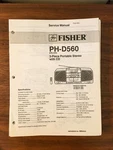 Fisher PH-D560 Boombox Radio Service Manual *original*. Fixed Price $14.97.
