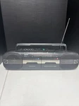 Vintage 1988 Sanyo W717 Radio Dual Cassette Stereo Boombox Tested Working. Fixed Price $49.99.