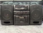 Sanyo MCH-S980 Boombox Stereo 6 Disc Cd Am/fm Radio Cassette Tape Player. Fixed Price $109.99.