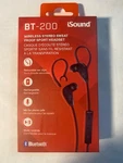 Isound BT-200 Wireless Bluetooth Rechargeable Headphones. Fixed Price $9.00.