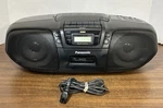 Panasonic RX-DS25 Portable Stereo Cd, Cassette Radio System. Fixed Price $44.99.