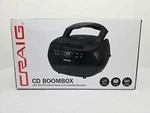 Craig Cd Boombox Stereo Radio Cassette Recorder Player - Black. Fixed Price $39.99.