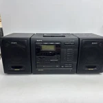 Vintage Sony CFD-600 Mega Bass Cd Cassette Doesn Work Boombox 6-DISC No Remote. Fixed Price $89.99.