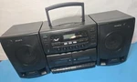 Sony CFD-565 Mega Bass Boombox Table Top Stereo Cd Radio Remote Cassette Broken. Fixed Price $69.99.