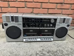 Vintage Sanyo AFA9X9M-W3K Boombox Am/fm Sw Stereo Radio Cassette Recorder W/cord. Fixed Price $49.99.