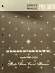 Marantz PMS-3020 Radio Stereo Cassette Recorder Service Manual Original. Fixed Price $20.00.
