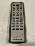 Sony RMT-CS38A Radio Cassette Remote CFD-S38 CFD-S39 SVD-0459 SVD0459 F4-2. Fixed Price $9.00.
