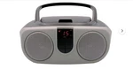 Sylvania SRCD243 Portable Player With Am/fm Radio, Boombox (silver). Fixed Price $43.02.