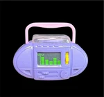 Vintage 1994 Barbie Wind Up Boombox Cd Radio Fun Fixin Mattel Picnic Accessory. Fixed Price $9.80.