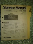 Panasonic SG-J600 Service Manual Original Repair Book Boombox Turntable Radio. Fixed Price $37.50.