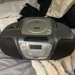 Vtg Rca Am/fm Stereo Cassette & Cd Player Model RP-7986B. Fixed Price $55.00.