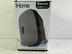 Ihome Playtough Portable Bluetooth Speaker- Black New Open BOX#302. Fixed Price $22.63.