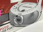 Coby MP-CD475 Boombox With Am/fm Player Usb Port. Fixed Price $60.00.
