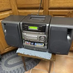 Aiwa Radio CA-DW635 Cd Cassette Boombox Player. Fixed Price $95.00.