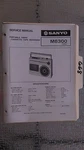 Sanyo M8300 Service Manual Original Repair Book Cassette Tape Deck Player Radio. Fixed Price $19.98.