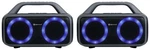 (2) Rockville RRB50 Portable Bluetooth Speakers W/led+wireless Stereo Linking. Fixed Price $84.90.