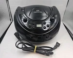 Memorex Am/fm Radio/cd Player Portable Black Boombox Power Cord MP3221 Works. Fixed Price $25.95.