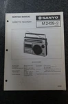 Sanyo M2429-2 Service Manual. Fixed Price $21.99.