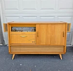 Telefunken Hymnus Hi-fi Tube Stereo Console 1959 German 5014 Wk Record Player. Fixed Price $1780.00.
