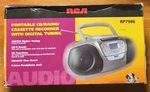 Rca Boombox Cd Cassette Am/fm Radio 2001 RP7986. Fixed Price $55.00.